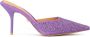 Kazar Purple flip-flops with square sole and pointed nose - Thumbnail 1