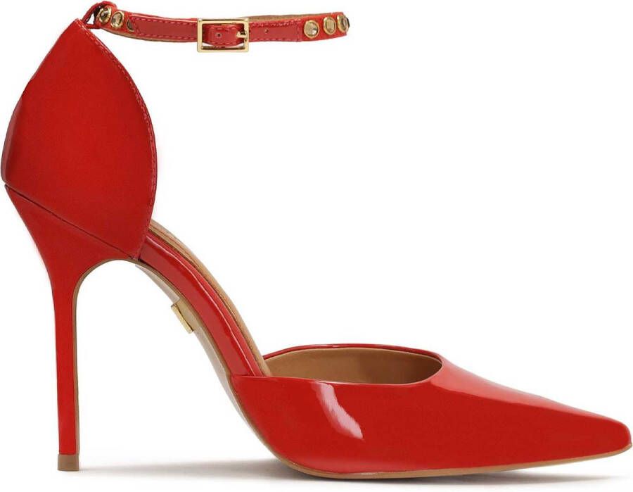 Kazar Red patent leather pumps