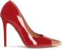 Kazar Rode lakleren pumps met versierde tenen Red Dames - Thumbnail 1