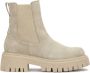 Kazar Chelsea Slip-on Laarzen met Trefoil Zool Beige Dames - Thumbnail 1