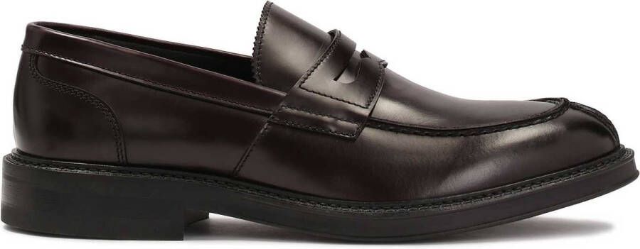 Kazar Slip-on bordeaux loafers Brown Heren