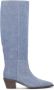 Kazar Slip-on denim cowboy laarzen Blue Dames - Thumbnail 1