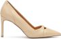 Kazar Stiletto pumps met uitgesneden bovenkant aan de voorkant Beige Dames - Thumbnail 1