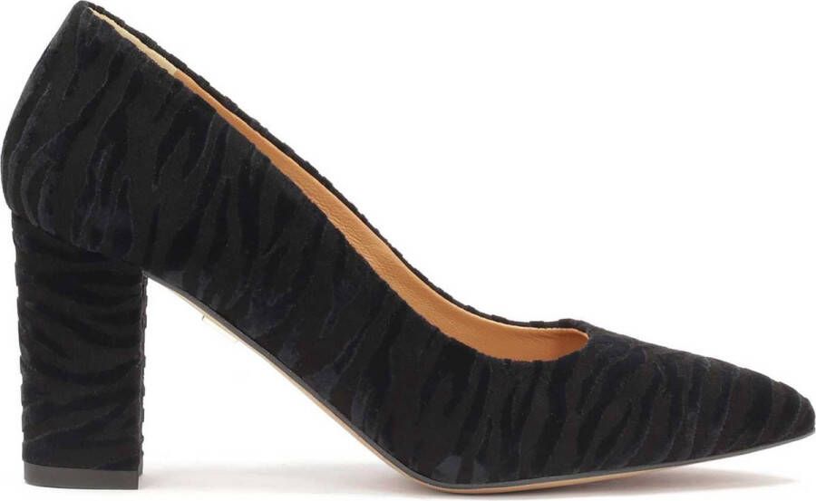 Kazar Stiletto pumps with patterned mashup