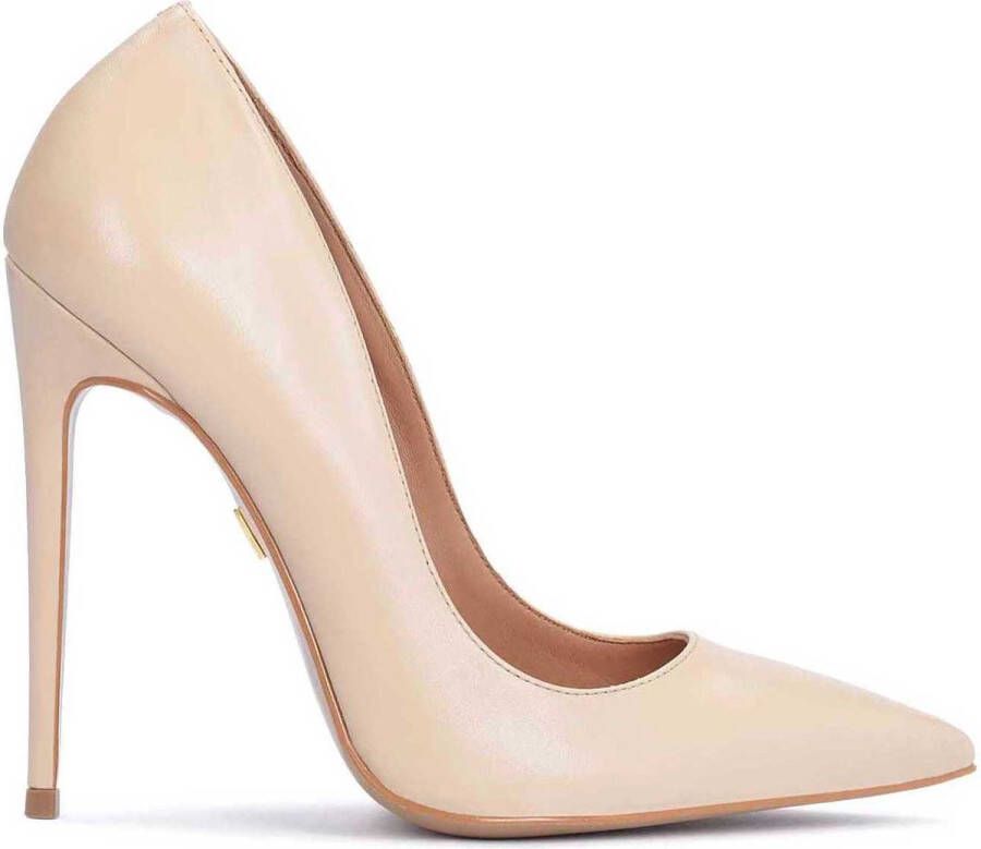 Kazar Tijdloze stiletto's van beige leer Beige Dames