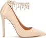 Kazar Stoffen pumps met een versierde band Beige Dames - Thumbnail 1