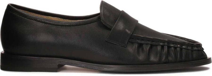 Kazar Studio Black half-shoes with a striking crease on the front