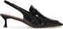 Kazar Studio Zwarte open pumps met slingback hak Black Dames - Thumbnail 3