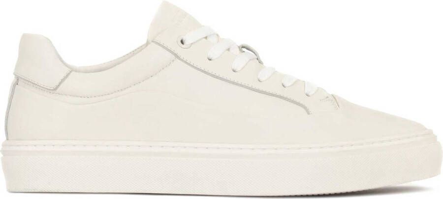 Kazar Herenstudio Heren sneakers van echt leer in het wit White Heren