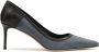 Kazar Studio Denim stof en leren pumps Blue Dames - Thumbnail 1