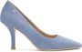 Kazar Studio Denim stiletto's met een comfortabele hak Blue Dames - Thumbnail 3