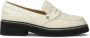 Kazar Studio Off-white leren halfschoenen met zwarte zool White Dames - Thumbnail 1