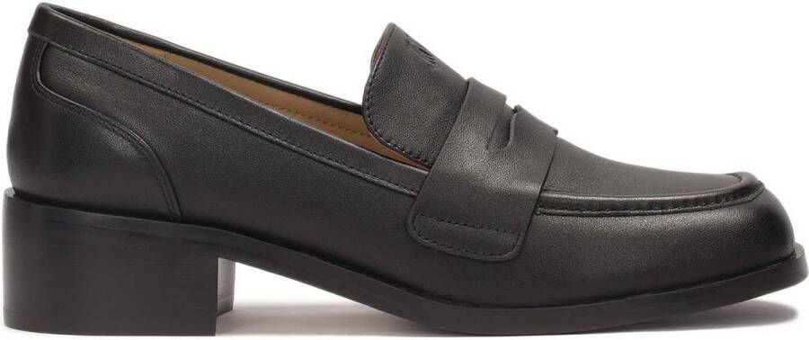 Kazar Studio Tijdloze loafers in halfschoenstijl Black Dames