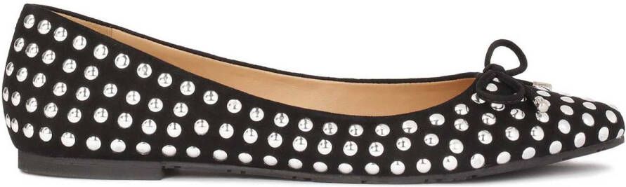 Kazar Suède ballerina's versierd met ronde strass steentjes Multicolor Dames