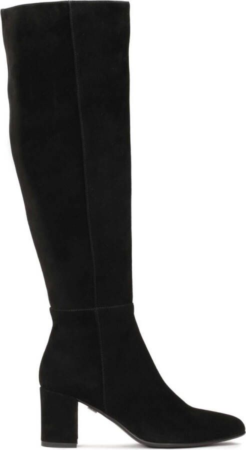 Kazar Suede boots with a post heel