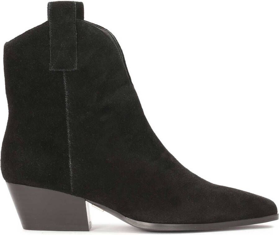 Kazar Suede slip-on cowboy boots