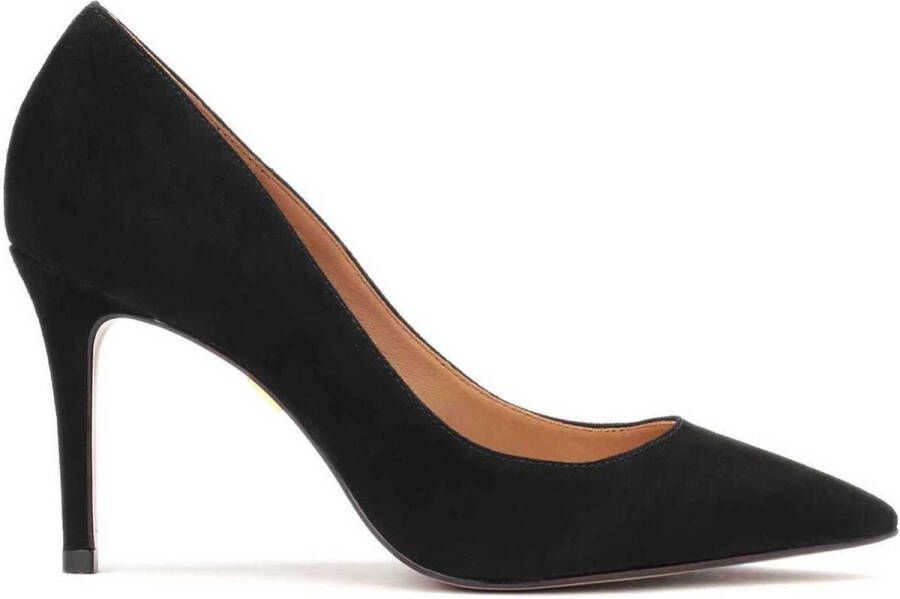 Kazar Zwarte Suède Elegante Pumps Black Dames