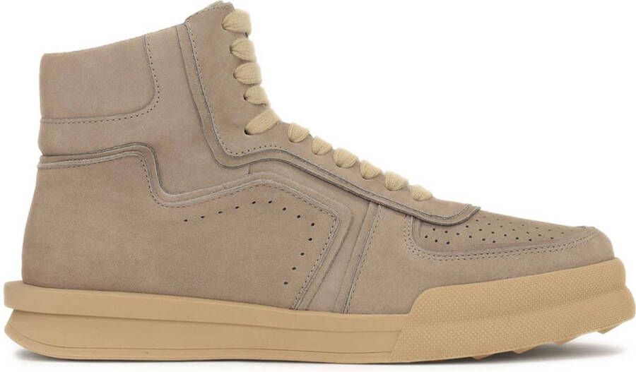 Kazar Taupe sneakers voor heren gemaakt van nubuck leer Beige Heren