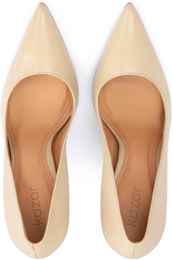 Kazar Tijdloze stiletto's van beige leer Beige Dames