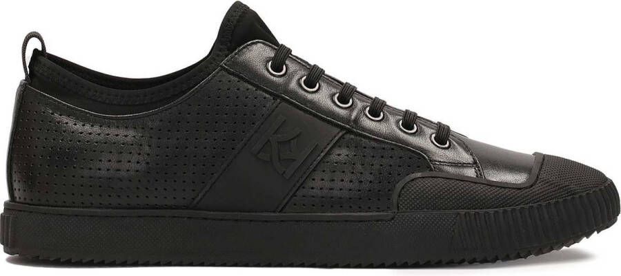 Kazar Timeless men's leather sneakers with perforations