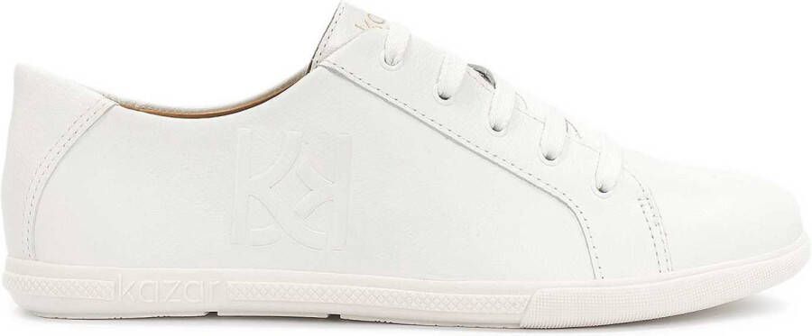 Kazar Dames witte sneakers White Dames