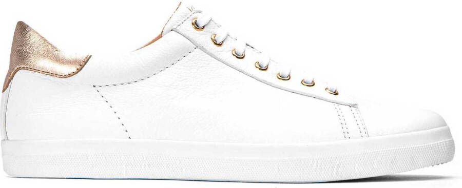 Kazar Dames witte sneakers White Dames