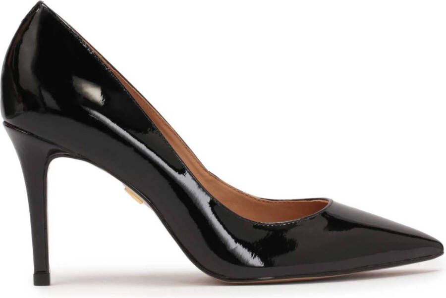 Kazar Zwarte gelakte pumps met smalle hak Black Dames