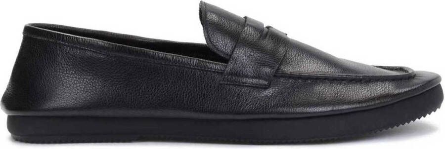 Kazar Zwarte leren mocassins voor heren Black Heren