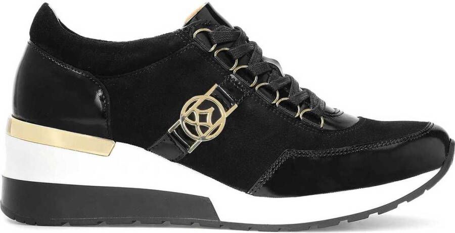 Kazar Dames zwarte sneakers Black Dames