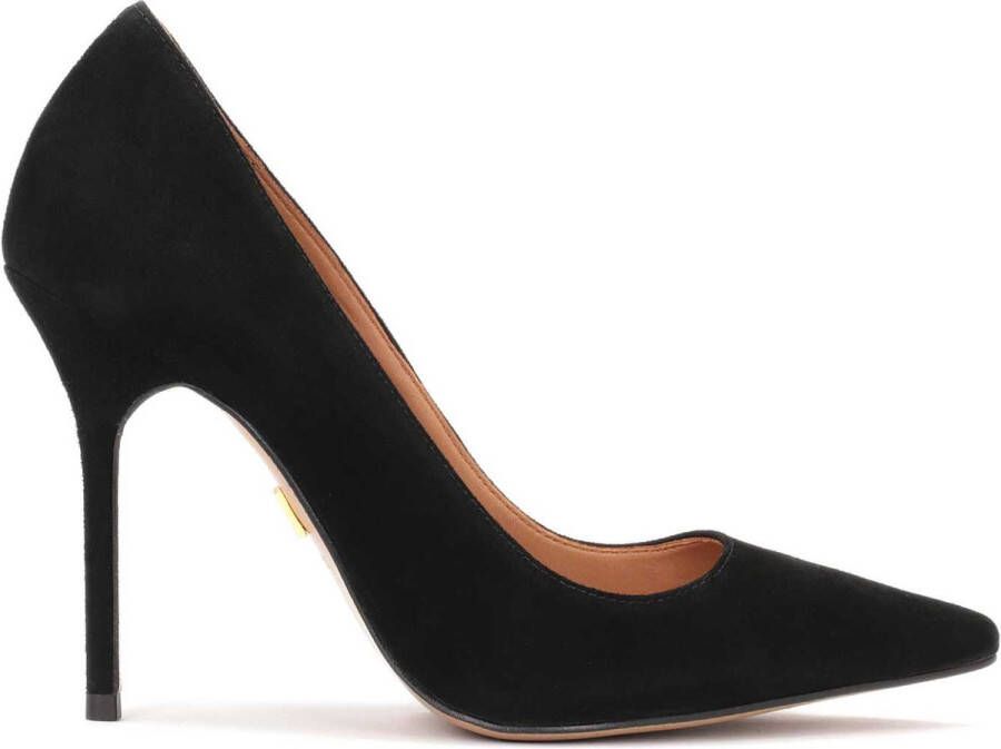 Kazar Zwarte Suède Stiletto's Hoge Hakken Black Dames