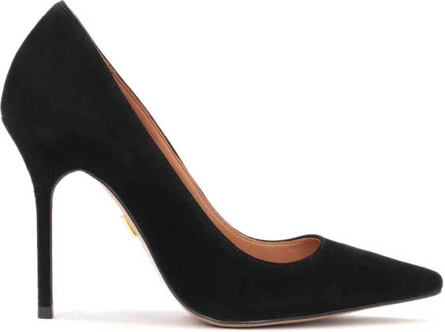 Kazar Zwarte Suède Stiletto's Hoge Hakken Black Dames