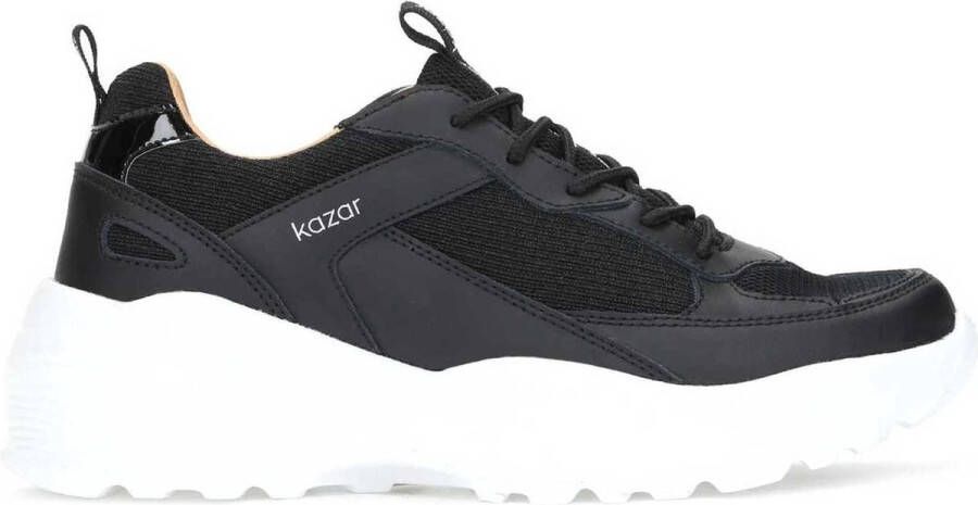 Kazar Dames zwarte sneakers Black Dames