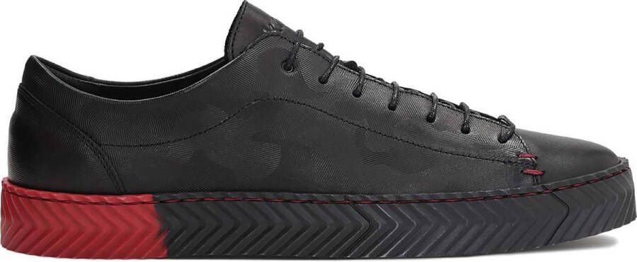 Kazar Zwarte sneakers voor mannen Black Heren