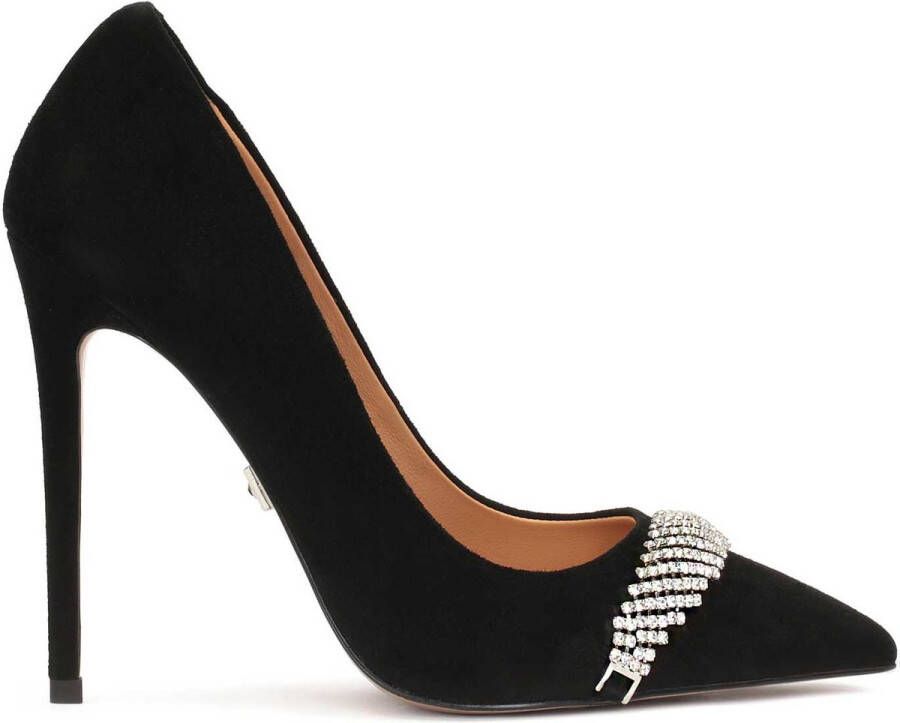 Kazar Zwarte suède pumps versierd met sieraden Black Dames - Foto 1