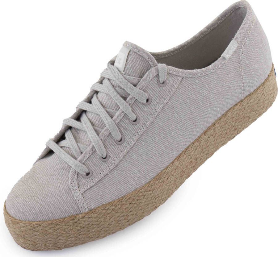 Keds Women's Shoes Wms Triple Kick Jute Gray