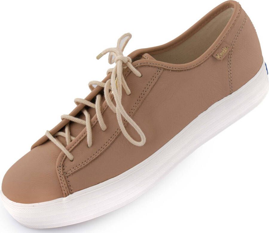 Keds Women's Shoes Wms Triple Kick Leather Natural