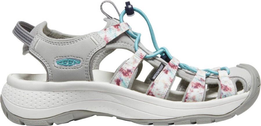 Keen Astoria West Dames Wandelsandalen Vapor Porcelain Grijs Gerecyclede PET flessen K1026048