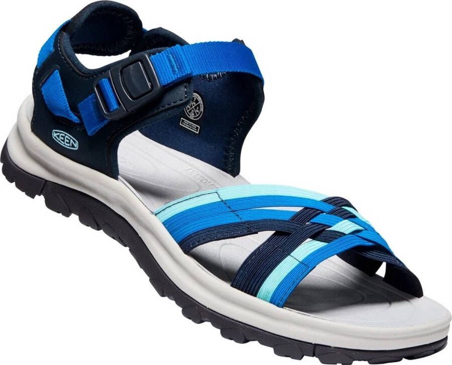 Keen Damen Wanderschuhe Damensandalen Terradora II Strappy Open Toe Mykonos blue 95197 Blau