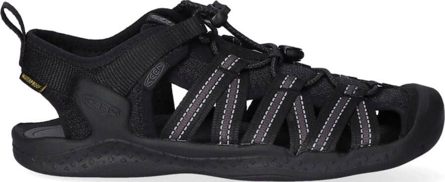 Keen Drift Creek H2 Dames Outdoor Sandalen Black Black Zwart Polyester K1026126