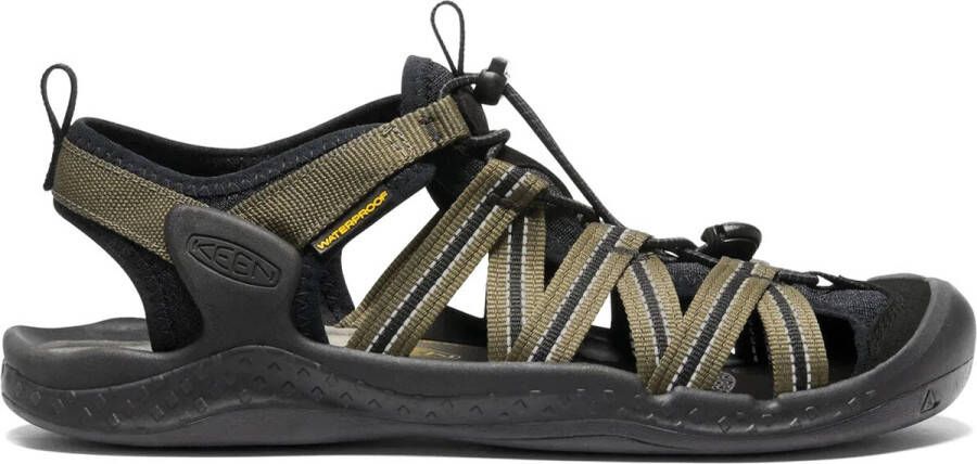 Keen Drift Creek H2 Heren Outdoor Sandalen Dark Olive Black Groen Polyester K1026123