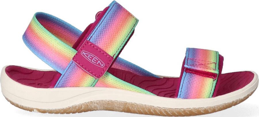 Keen Elle Backstrap Younger Kids Sandalen Rainbow Festival fuchsia K1027332