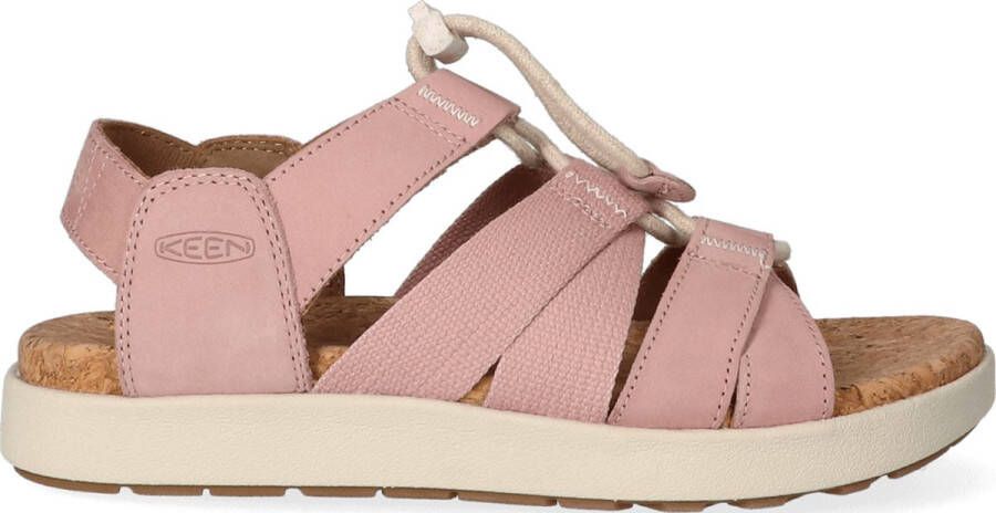 Keen Elle Mixed Strap Dames Sandalen Fawn Birch