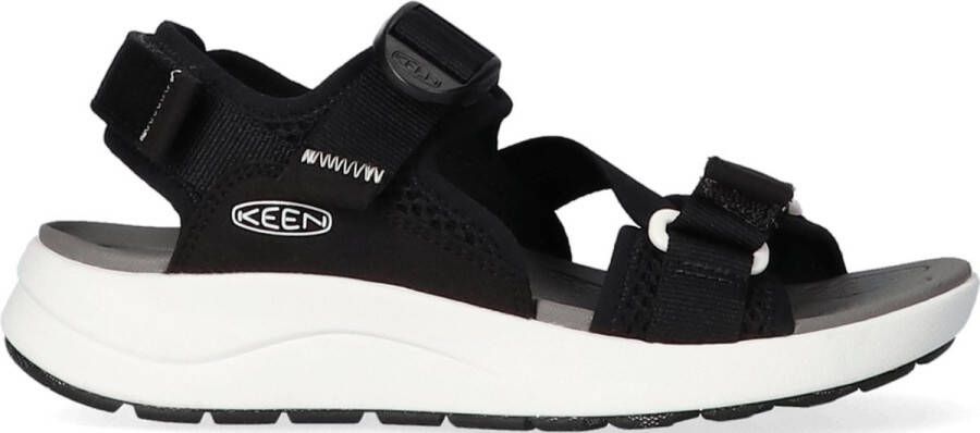 Keen Elle Sport Backstrap Dames Sandalen Black Steel Grey