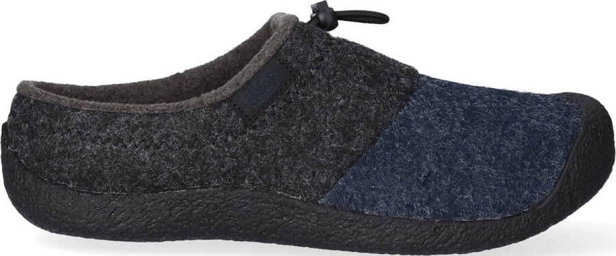 Keen Howser III Slide Heren Slip-On Black Iris Felt Magnet Zwart Gerecyclede PET flessen K1026658