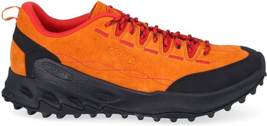 Keen Jasper Zionic Suede Heren Sneakers Orange Pepper Aura Orange