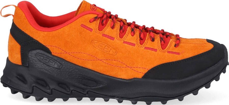 Keen Jasper Zionic Suede Heren Sneakers Orange Pepper Aura Orange