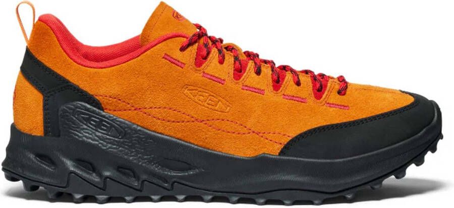 Keen Jasper Zionic Suede Heren Sneakers Orange Pepper Aura Orange