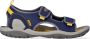 Keen Knotch Creek Older Kids' Open-Toe Sandalen Blue Depths Yellow Blauw Nylon K1026159 - Thumbnail 1