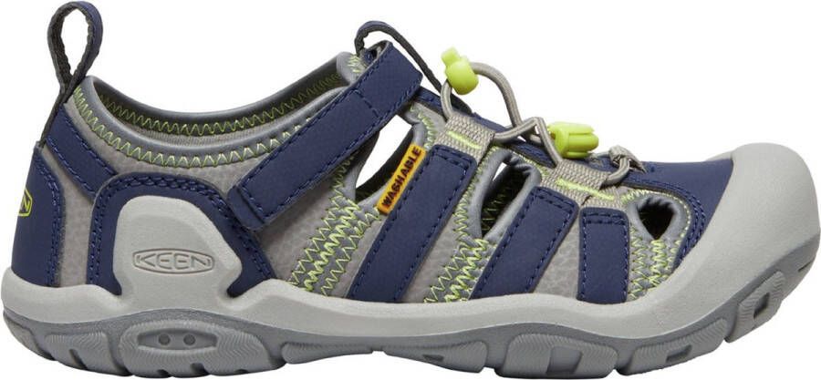 Keen Knotch Creek Older Kids' Sandalen Steel Grey Blue Depths Grijs Nylon K1026153