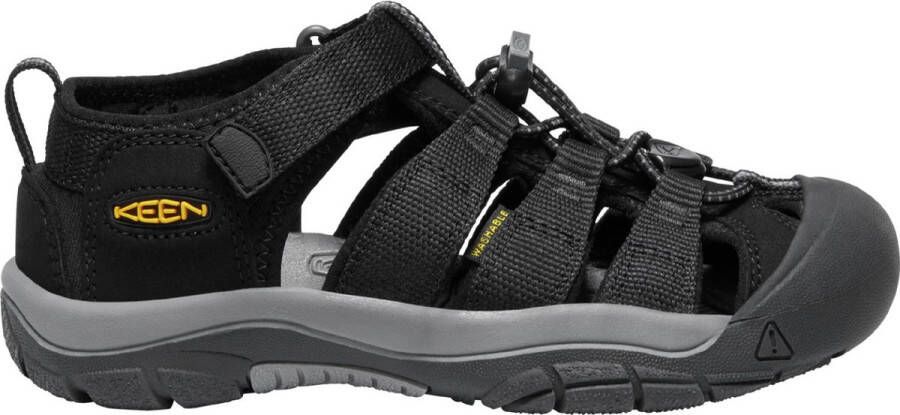 Keen Newport H2 Older Kids Sandalen Black Yellow Zwart Polyester K1022838